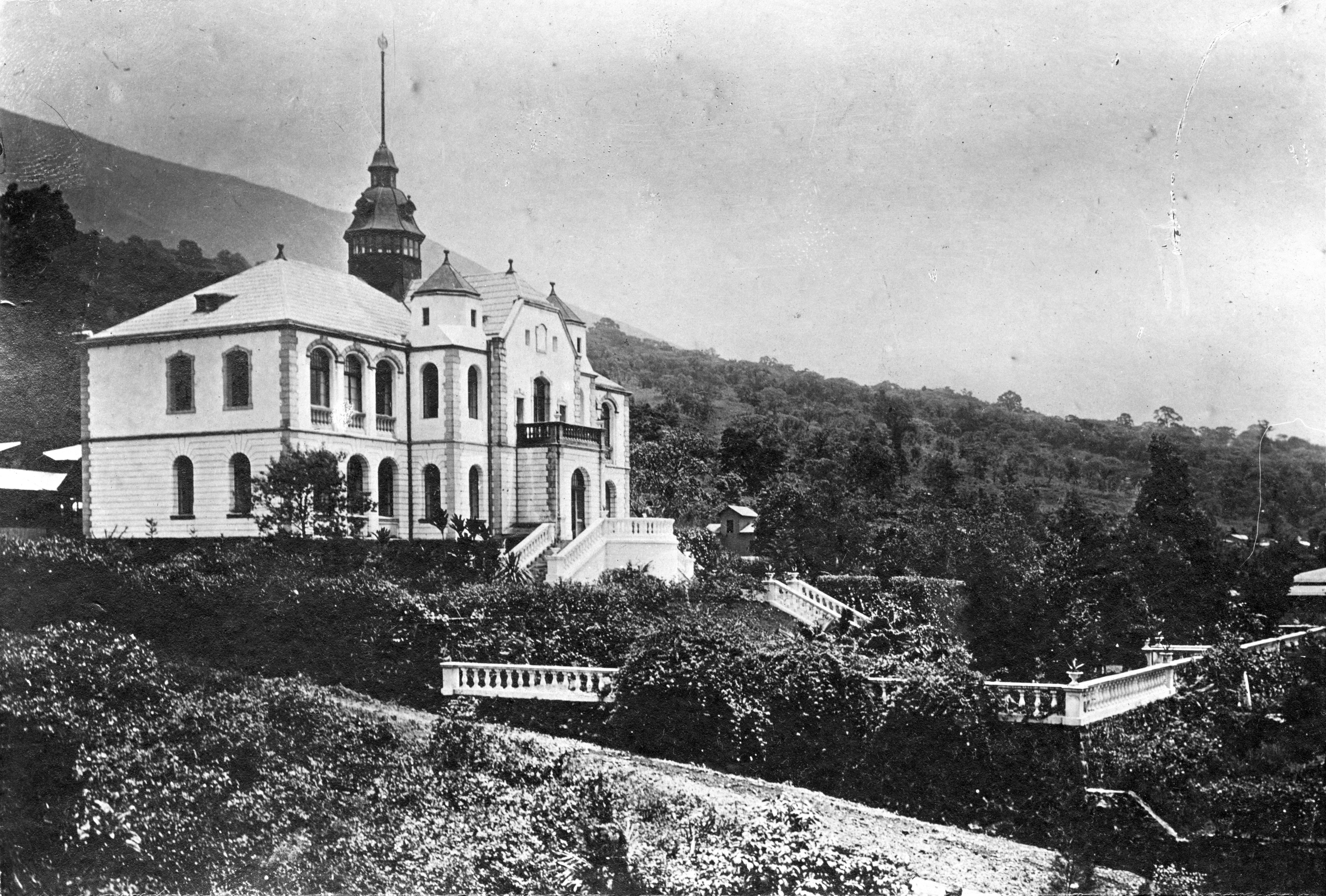 Buea: Puttkamer-Schlösschen" (durch Gouverneur Jesko von Puttkamer errichteter Gouvaneurspalast, vor 1915
